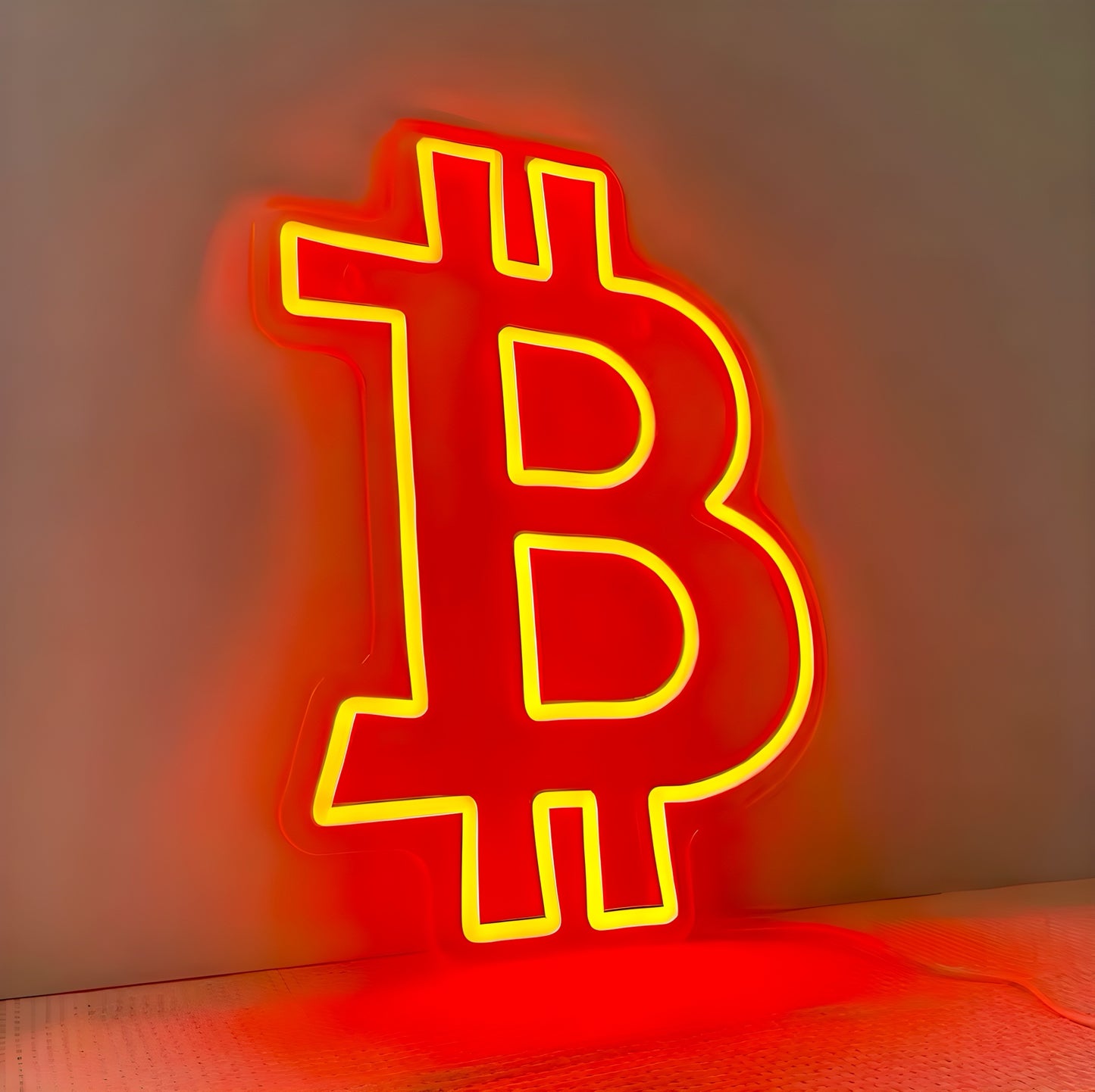 Bitcoin Neon Wall Sign