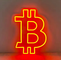 Bitcoin Neon Wall Sign