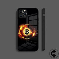 Apple iPhone Bitcoin Tempered Glass Phone Case - CryptoCulture