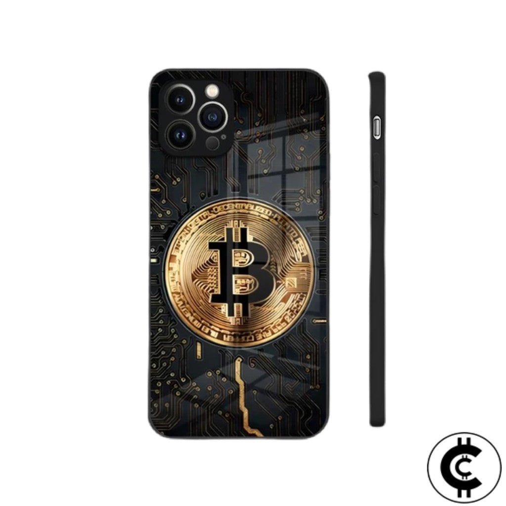 Apple iPhone Tempered Glass Bitcoin Phone Case - CryptoCulture