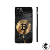 Apple iPhone Tempered Glass Bitcoin Phone Case - CryptoCulture