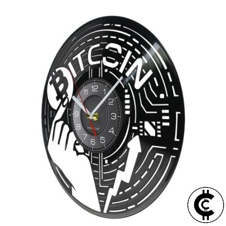 Bitcoin Cryptocurrency Wall Clock - CryptoCulture