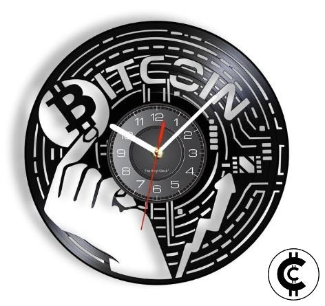 Bitcoin Cryptocurrency Wall Clock - CryptoCulture