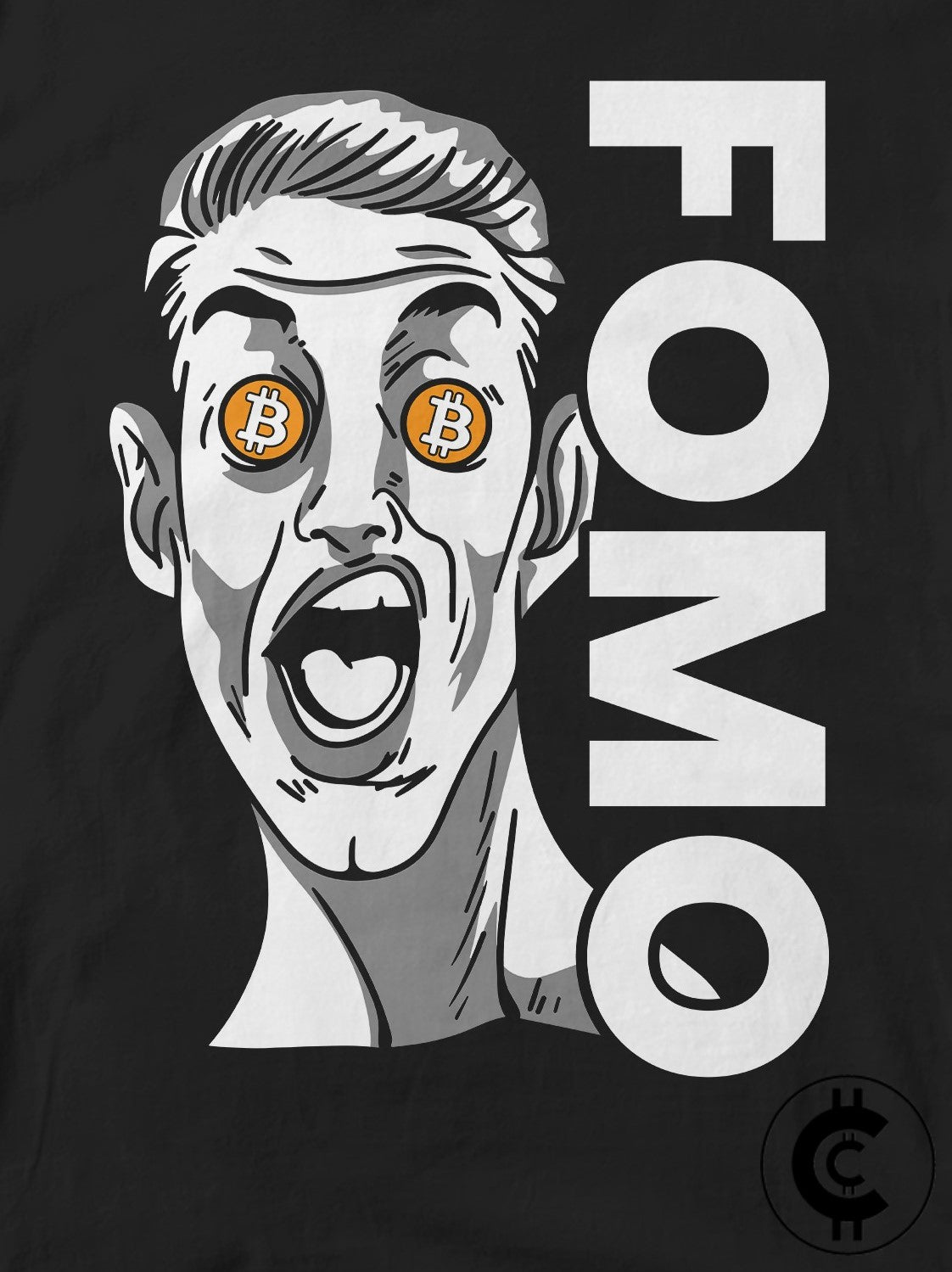 Bitcoin FOMO Crypto T-Shirt - CryptoCulture