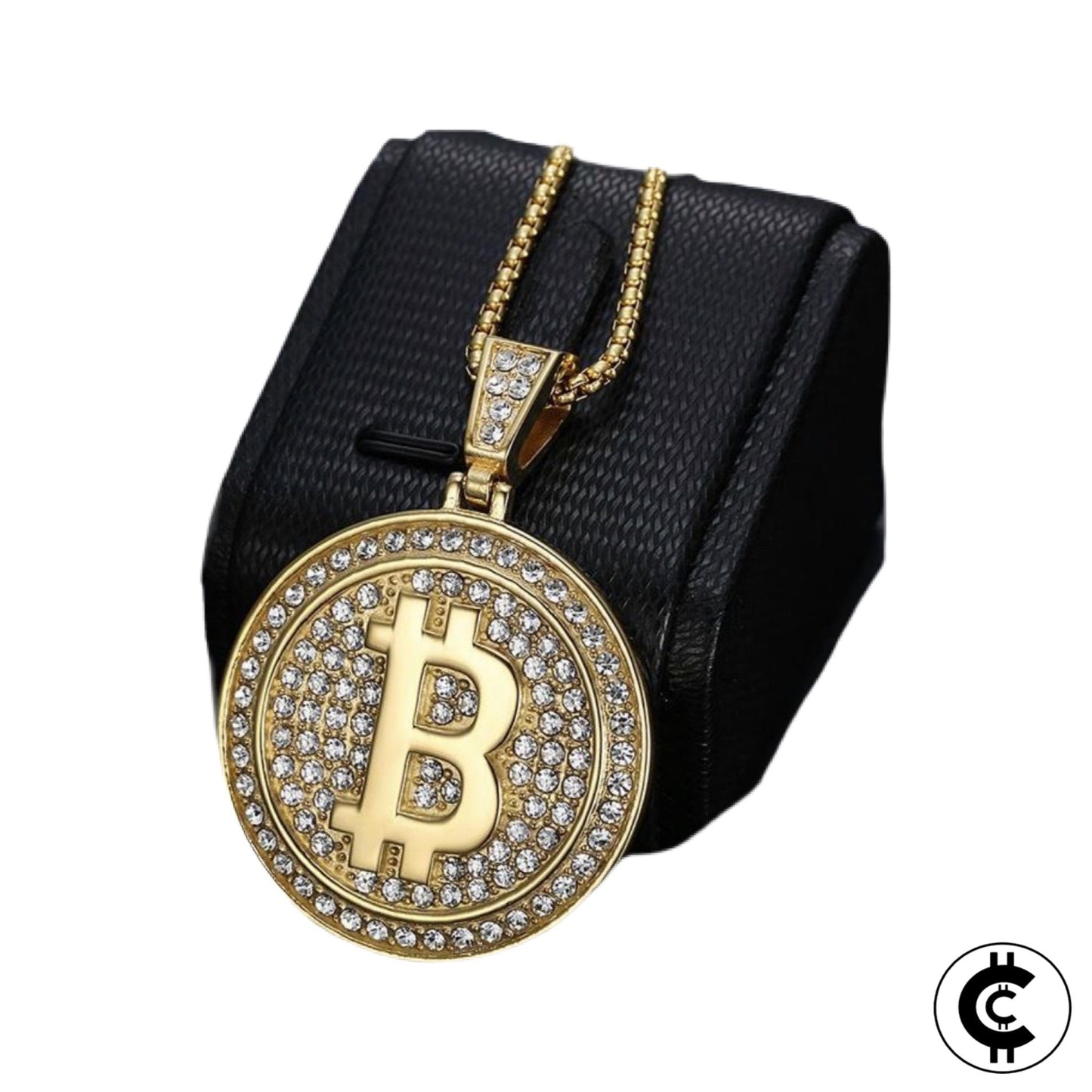 Bitcoin Iced Pendant Necklace - CryptoCulture