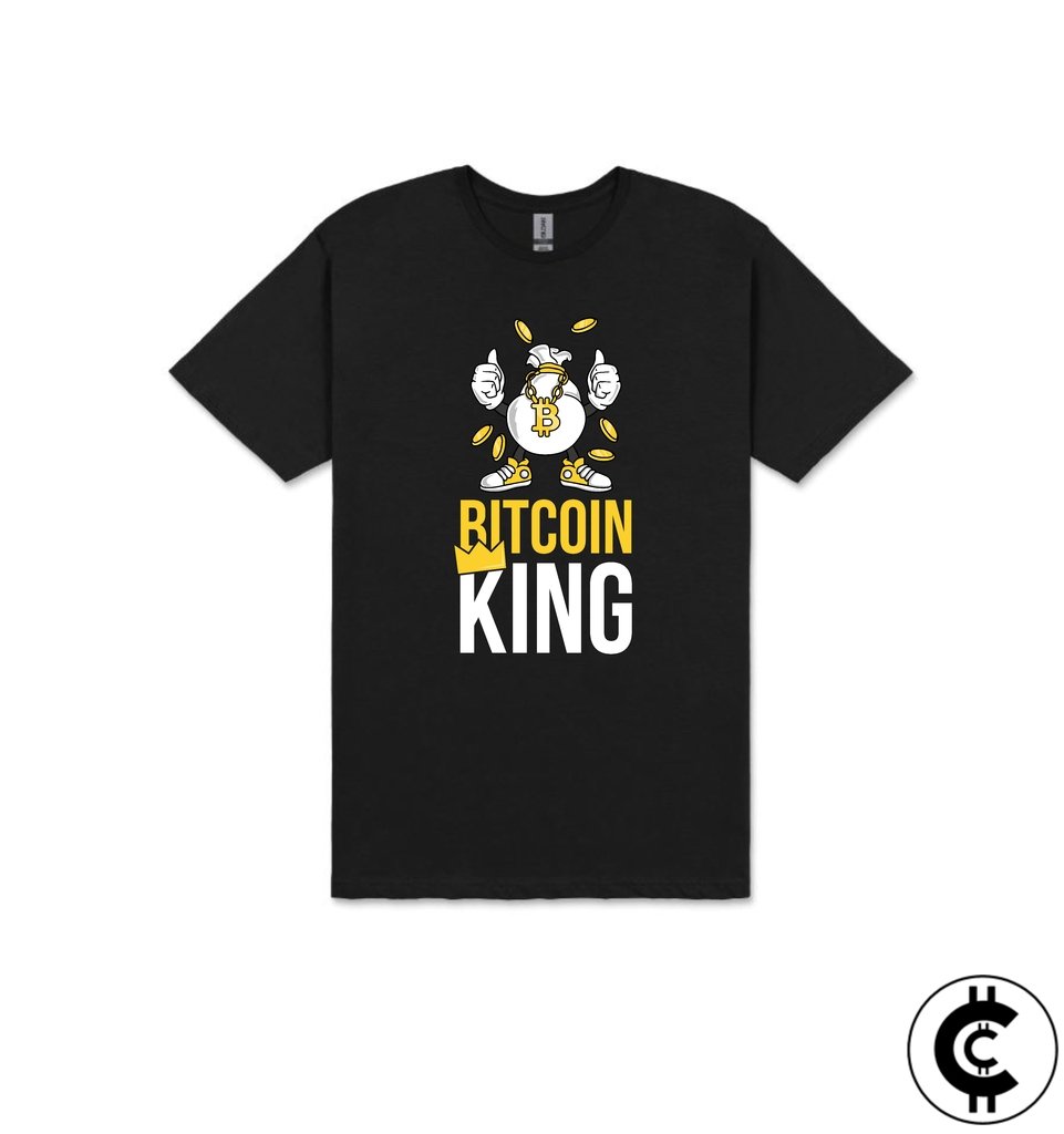 Bitcoin King Crypto T-Shirt - CryptoCulture