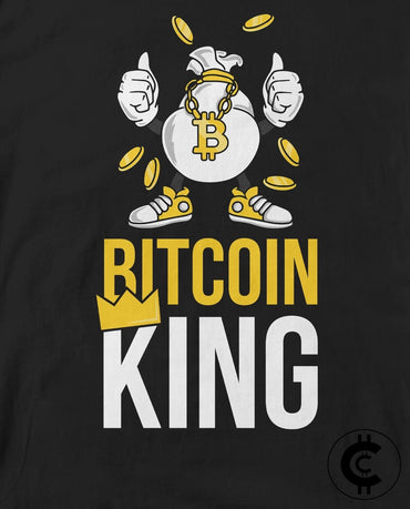 Bitcoin King Crypto T-Shirt - CryptoCulture