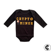 Bitcoin Minor Romper Onesie - CryptoCulture