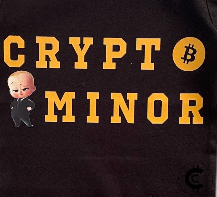 Bitcoin Minor Romper Onesie - CryptoCulture