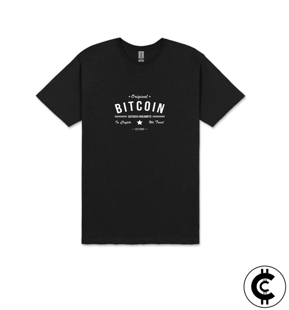 Bitcoin Original "In Crypto We Trust" T-Shirt - CryptoCulture