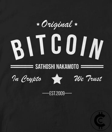 Bitcoin Original "In Crypto We Trust" T-Shirt - CryptoCulture