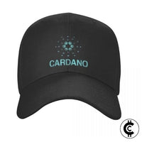 Black Cardano Themed Cap - CryptoCulture