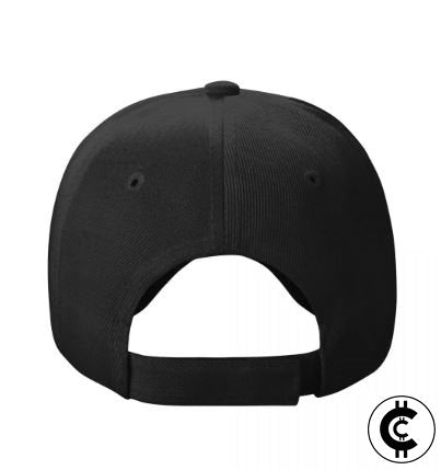 Black Cardano Themed Cap - CryptoCulture