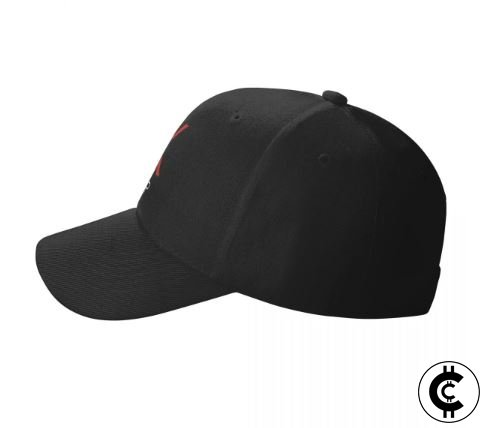 Black XRP Hat Cap - CryptoCulture