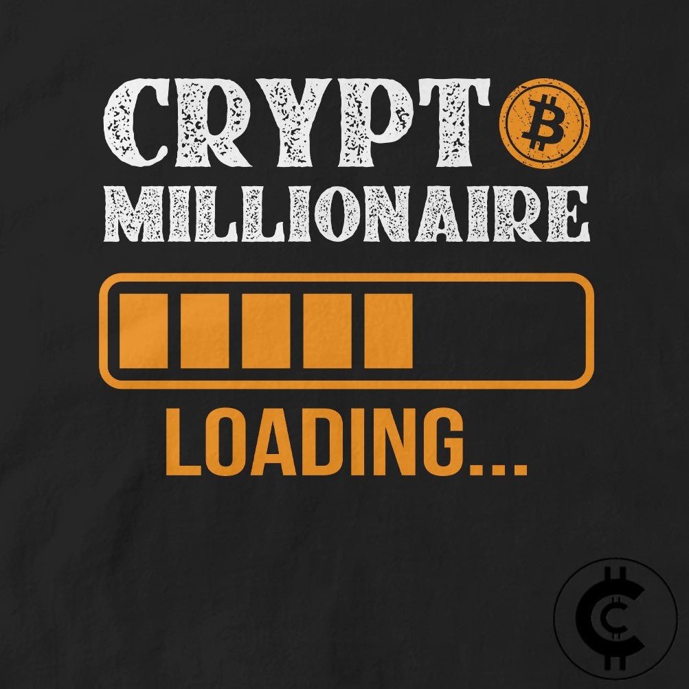 Crypto Millionaire Loading Crypto T-Shirt - CryptoCulture