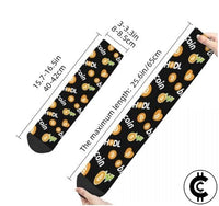 HODL Bitcoin Themed Socks - CryptoCulture