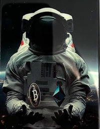 Samsung Tempered Glass Bitcoin Astronaut Phone Case - CryptoCulture