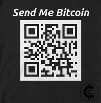 Send Me Bitcoin Crypto T-Shirt - CryptoCulture