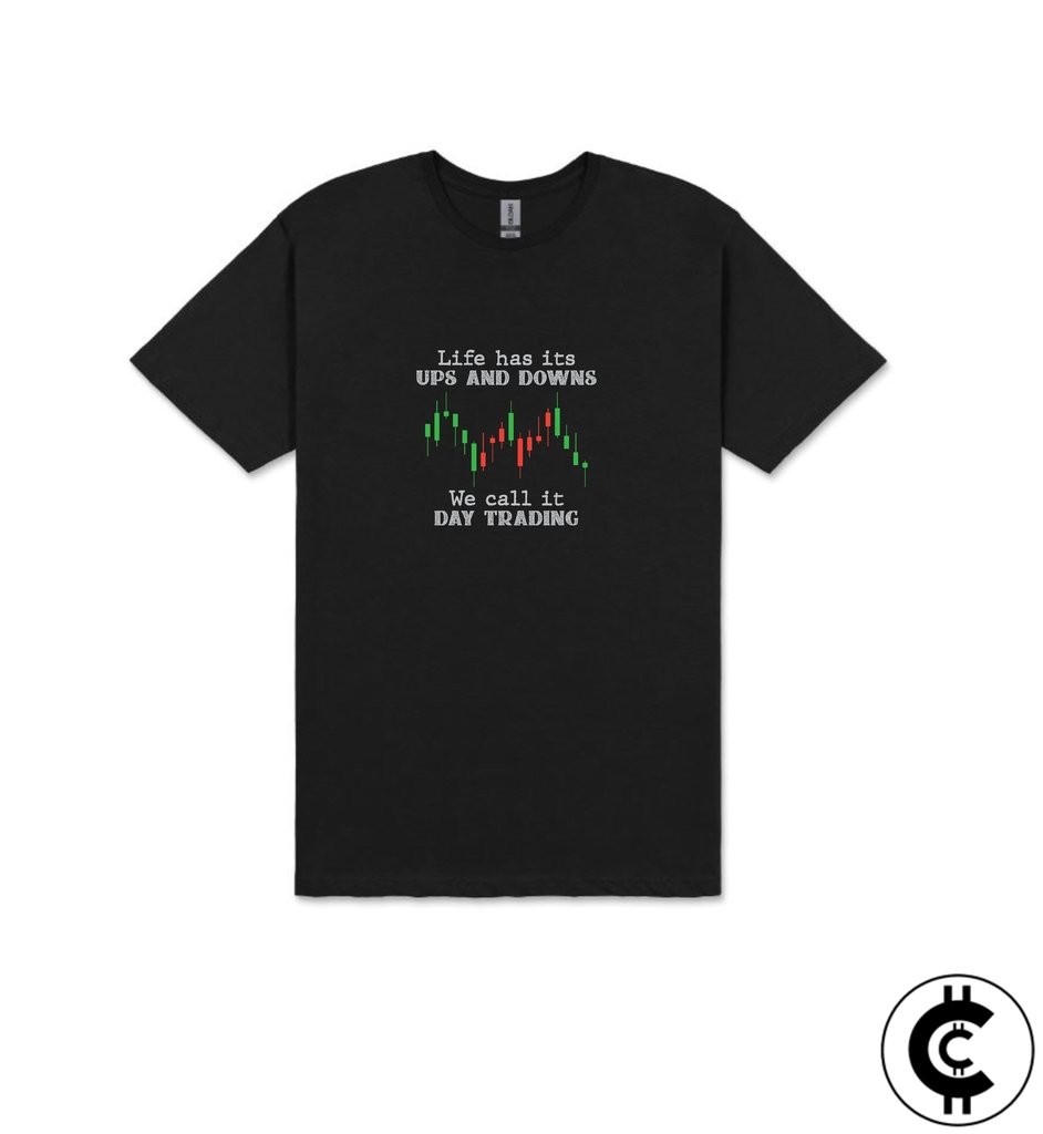 Ups and Downs Trading Crypto T-Shirt - CryptoCulture