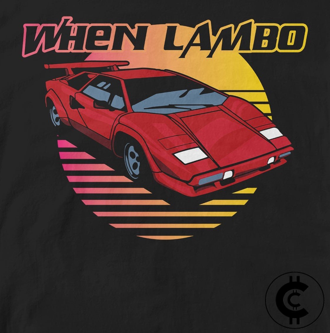 When Lambo Crypto T-Shirt - CryptoCulture